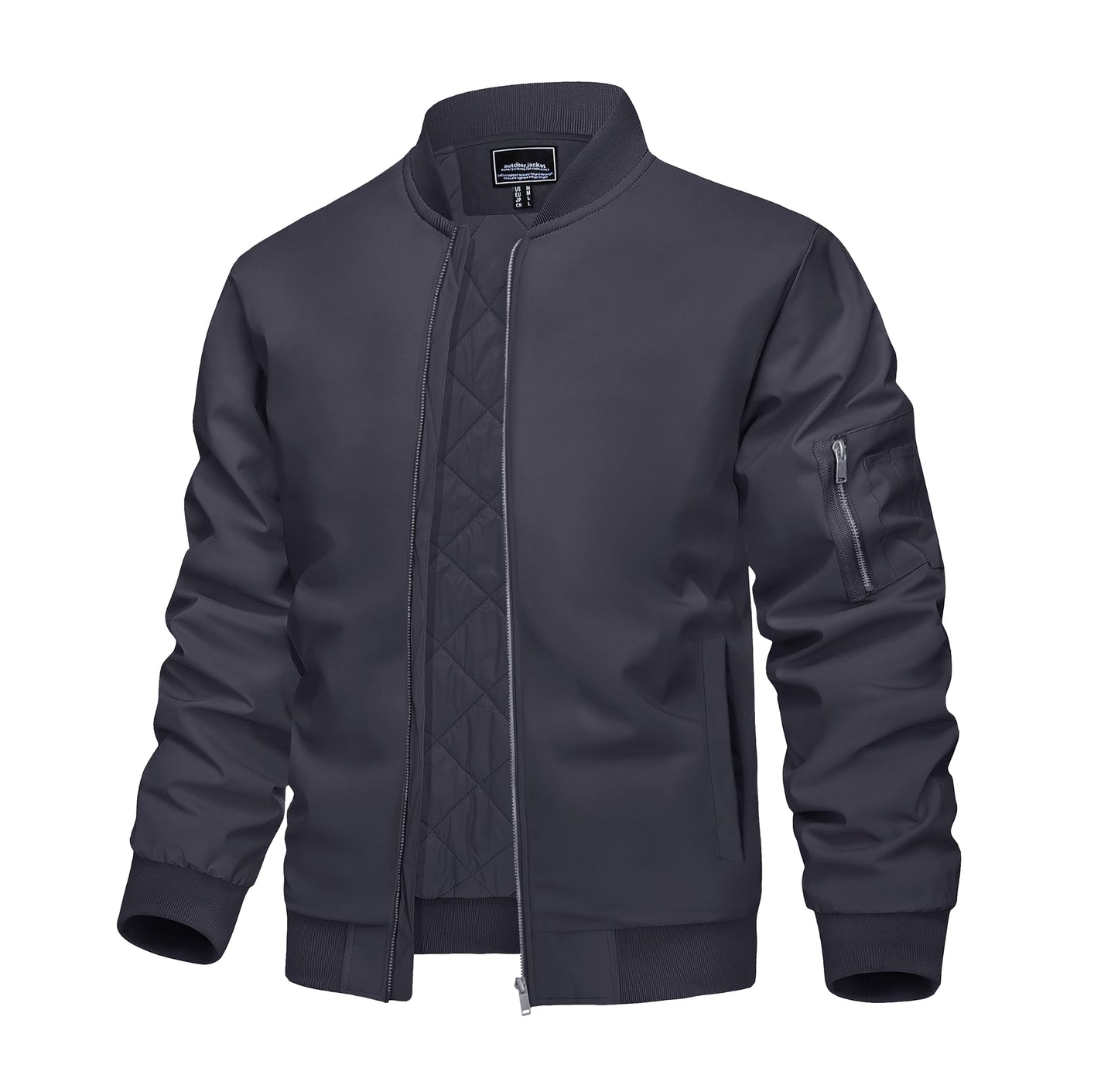 KEFITEVD Men's Winter Warm Bomber Jacket